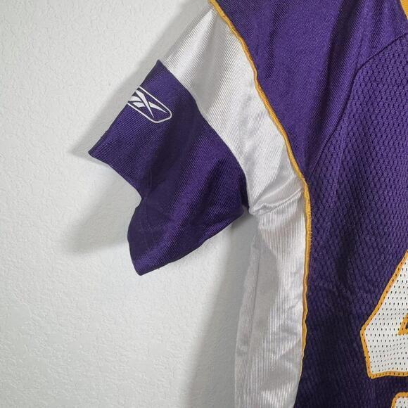 Minnesota Vikings Brett Favre‎ #4 Reebok Purple Football Jersey Size Small Youth - Picture 6 of 6